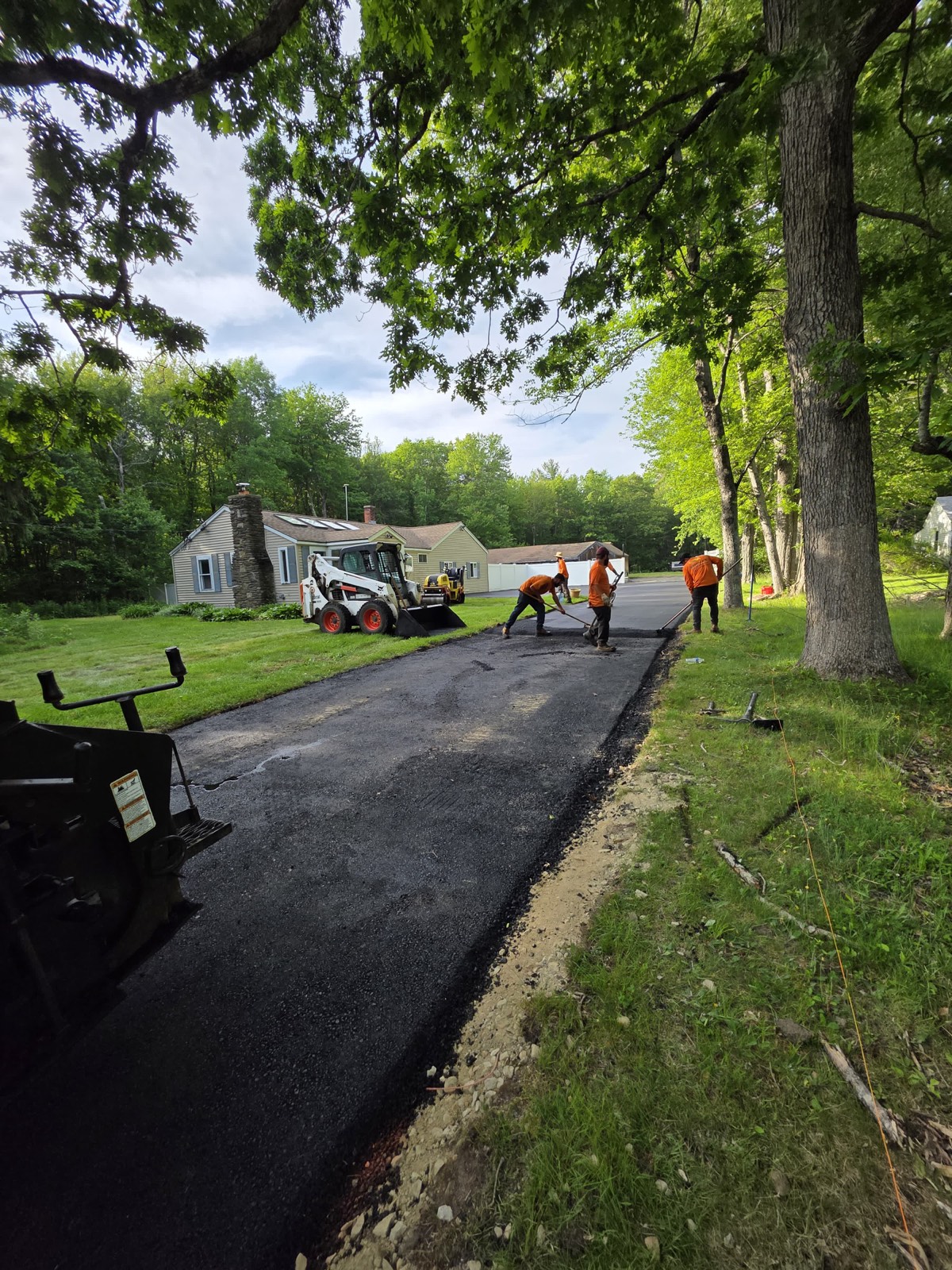 Driveway Paving with a Skid Steer