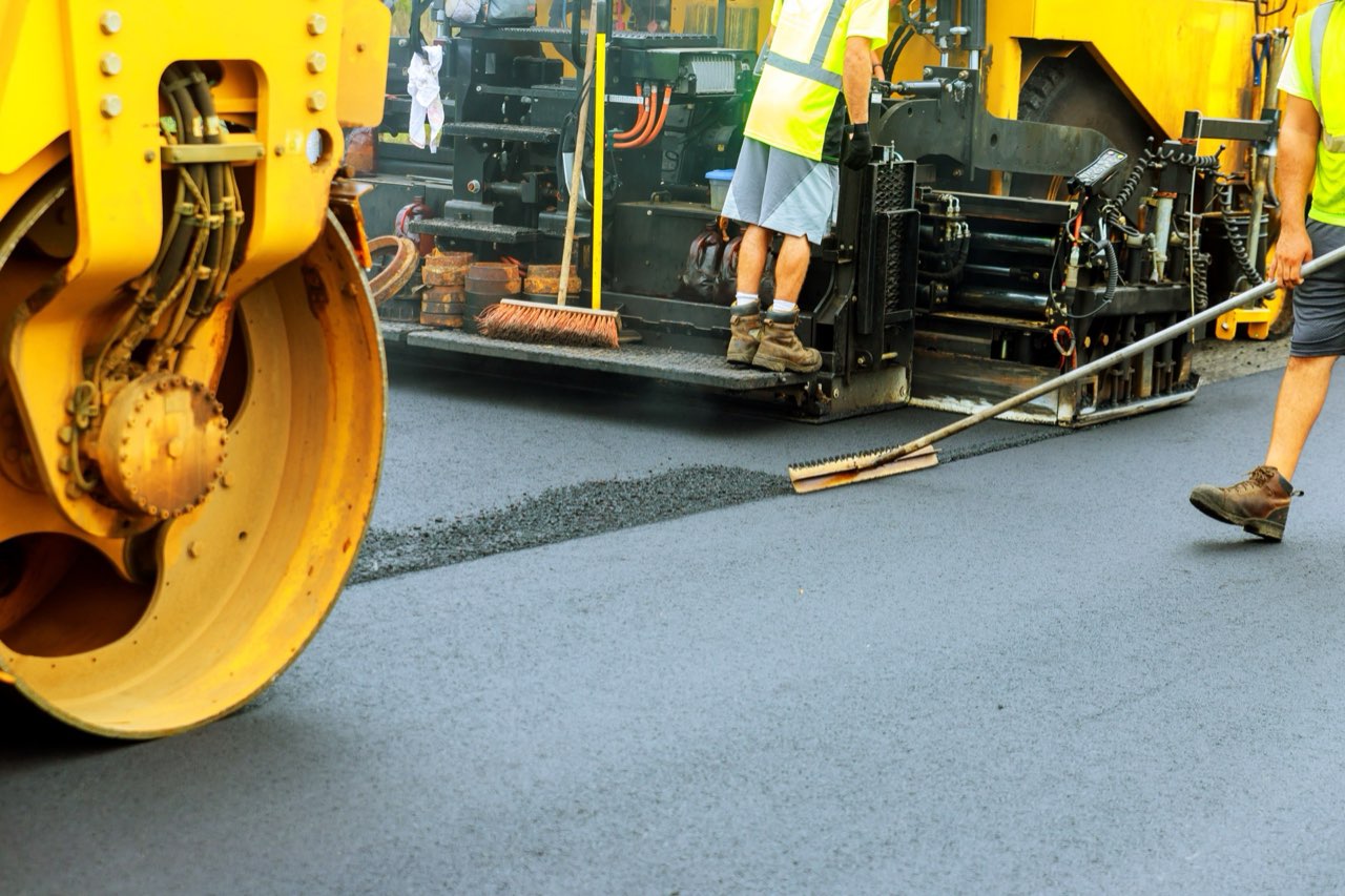 Fresh Hot Asphalt